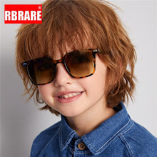 Load image into Gallery viewer, RBRARE Lovely Square Sunglasses Child Cute Wild Gradient Sunglasses Personality Baby Anti-UV Street Beat Glasses For Kid