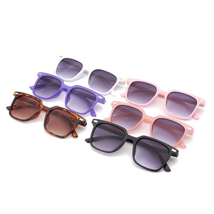 RBRARE Lovely Square Sunglasses Child Cute Wild Gradient Sunglasses Personality Baby Anti-UV Street Beat Glasses For Kid