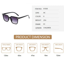 Load image into Gallery viewer, RBRARE Lovely Square Sunglasses Child Cute Wild Gradient Sunglasses Personality Baby Anti-UV Street Beat Glasses For Kid