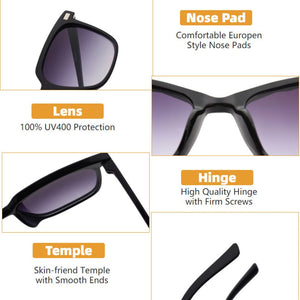 RBRARE Lovely Square Sunglasses Child Cute Wild Gradient Sunglasses Personality Baby Anti-UV Street Beat Glasses For Kid