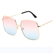 Load image into Gallery viewer, RBRARE  Square Sunglasses Women Brand Designer Retro Alloy Frame Big Sun Glasses Vintage Gradient Male Oculos Feminino