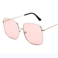 Load image into Gallery viewer, RBRARE  Square Sunglasses Women Brand Designer Retro Alloy Frame Big Sun Glasses Vintage Gradient Male Oculos Feminino