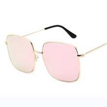 Load image into Gallery viewer, RBRARE  Square Sunglasses Women Brand Designer Retro Alloy Frame Big Sun Glasses Vintage Gradient Male Oculos Feminino
