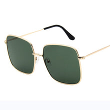 Load image into Gallery viewer, RBRARE  Square Sunglasses Women Brand Designer Retro Alloy Frame Big Sun Glasses Vintage Gradient Male Oculos Feminino