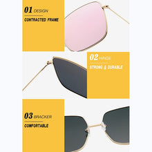 Load image into Gallery viewer, RBRARE  Square Sunglasses Women Brand Designer Retro Alloy Frame Big Sun Glasses Vintage Gradient Male Oculos Feminino