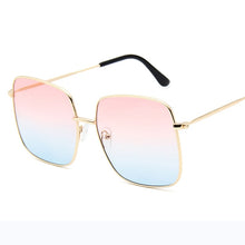 Load image into Gallery viewer, RBRARE  Square Sunglasses Women Brand Designer Retro Alloy Frame Big Sun Glasses Vintage Gradient Male Oculos Feminino