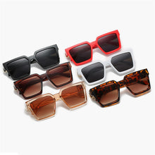 Load image into Gallery viewer, RBRARE Oversized Square Sunglasses Women  Brand Sunglasses Women Mirror Sun Glasses For Men Eyewear Oculos De Sol Feminino