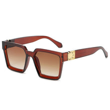 Load image into Gallery viewer, RBRARE Oversized Square Sunglasses Women  Brand Sunglasses Women Mirror Sun Glasses For Men Eyewear Oculos De Sol Feminino