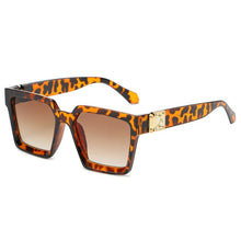 Load image into Gallery viewer, RBRARE Oversized Square Sunglasses Women  Brand Sunglasses Women Mirror Sun Glasses For Men Eyewear Oculos De Sol Feminino