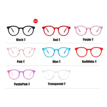 Load image into Gallery viewer, RBRARE Retro Round Glasses Frame Children&#39;s Glasses Anti-blue Light Glasses For Kids Student Eyeglasses Child Goggle Cute Pink
