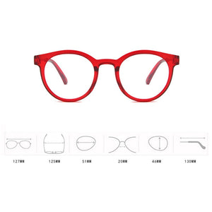 RBRARE Retro Round Glasses Frame Children's Glasses Anti-blue Light Glasses For Kids Student Eyeglasses Child Goggle Cute Pink