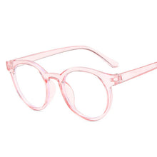 Load image into Gallery viewer, RBRARE Retro Round Glasses Frame Children&#39;s Glasses Anti-blue Light Glasses For Kids Student Eyeglasses Child Goggle Cute Pink