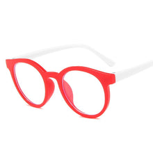 Load image into Gallery viewer, RBRARE Retro Round Glasses Frame Children&#39;s Glasses Anti-blue Light Glasses For Kids Student Eyeglasses Child Goggle Cute Pink