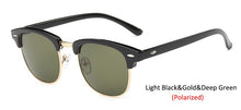 Load image into Gallery viewer, RBRARE Semi-Rimless Brand Designer Sunglasses Women/Men Polarized UV400 Classic Oculos De Sol Gafas Retro Eyeglasses