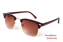 Load image into Gallery viewer, RBRARE Semi-Rimless Brand Designer Sunglasses Women/Men Polarized UV400 Classic Oculos De Sol Gafas Retro Eyeglasses