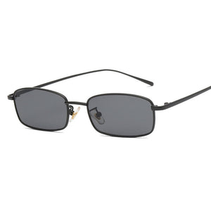 RBRARE Small Frame Square Sunglasses Men High-quality Metal Frame Men Sunglasses Vintage Luxury Sun Glasses Gafas De Sol Hombre