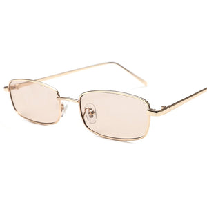 RBRARE Small Frame Square Sunglasses Men High-quality Metal Frame Men Sunglasses Vintage Luxury Sun Glasses Gafas De Sol Hombre