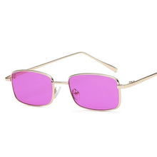 Load image into Gallery viewer, RBRARE Small Frame Square Sunglasses Men High-quality Metal Frame Men Sunglasses Vintage Luxury Sun Glasses Gafas De Sol Hombre