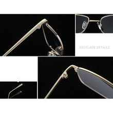 Load image into Gallery viewer, RBRARE Small Frame Square Sunglasses Men High-quality Metal Frame Men Sunglasses Vintage Luxury Sun Glasses Gafas De Sol Hombre
