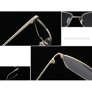 RBRARE Small Frame Square Sunglasses Men High-quality Metal Frame Men Sunglasses Vintage Luxury Sun Glasses Gafas De Sol Hombre