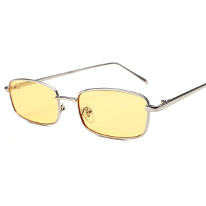 RBRARE Small Frame Square Sunglasses Men High-quality Metal Frame Men Sunglasses Vintage Luxury Sun Glasses Gafas De Sol Hombre
