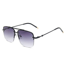 Carica l&#39;immagine nel visualizzatore di Gallery, RBRARE Square Rimless Sunglasses Men&#39;s And Women&#39;s Gradient Sunglasses Brand Designer Big Frame Retro Trend Oculos Feminino