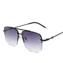Carica l&#39;immagine nel visualizzatore di Gallery, RBRARE Square Rimless Sunglasses Men&#39;s And Women&#39;s Gradient Sunglasses Brand Designer Big Frame Retro Trend Oculos Feminino