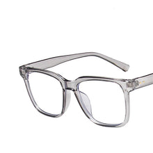 Load image into Gallery viewer, RBRARE Square Transparent Glasses Frame 2023 Women Eyeglasses Frames Big Frame Anti-blue Light Flat Glasses Frame Espejuelos