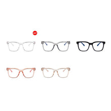 Load image into Gallery viewer, RBRARE Square Transparent Glasses Frame 2023 Women Eyeglasses Frames Big Frame Anti-blue Light Flat Glasses Frame Espejuelos