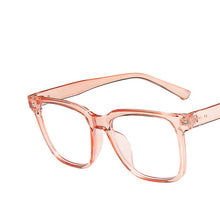 Load image into Gallery viewer, RBRARE Square Transparent Glasses Frame 2023 Women Eyeglasses Frames Big Frame Anti-blue Light Flat Glasses Frame Espejuelos