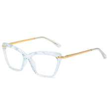 Carica l&#39;immagine nel visualizzatore di Gallery, RBROVO 2022 Cat Eye Glasses Frame Women Retro Glasses Frame Women Clear Eyeglasses Frame Women/Men Alloy Lentes De Lectura Mujer