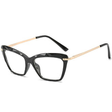 Carica l&#39;immagine nel visualizzatore di Gallery, RBROVO 2022 Cat Eye Glasses Frame Women Retro Glasses Frame Women Clear Eyeglasses Frame Women/Men Alloy Lentes De Lectura Mujer