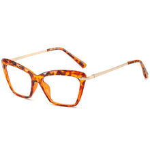 Carica l&#39;immagine nel visualizzatore di Gallery, RBROVO 2022 Cat Eye Glasses Frame Women Retro Glasses Frame Women Clear Eyeglasses Frame Women/Men Alloy Lentes De Lectura Mujer