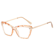 Carica l&#39;immagine nel visualizzatore di Gallery, RBROVO 2022 Cat Eye Glasses Frame Women Retro Glasses Frame Women Clear Eyeglasses Frame Women/Men Alloy Lentes De Lectura Mujer