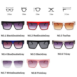 RBROVO 2023 Large Frame Sunglasses Women Classic Square Retro Mirror Sun Glasses Men Street Beat Lunette De Soleil Femme