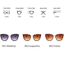 Load image into Gallery viewer, RBROVO 2023 Oversized Cateye Sunglasses Women Retro Glasses for Women Mirror Retro Sunglasses Women Brand Oculos De Sol Feminino