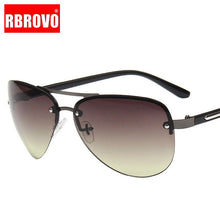 Load image into Gallery viewer, RBROVO 2023 Summer Pilot Men Sunglasses Women Outdoor Vintage Big Frame Lunette De Soleil Femme UV400 Driving Travel Glasses