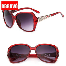 Load image into Gallery viewer, RBROVO 2023 Vintage Big Frame Sunglasses Women Brand Designer Gradient Lens Driving Sun Glasses UV400 Oculos De Sol Feminino
