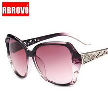 Load image into Gallery viewer, RBROVO 2023 Vintage Big Frame Sunglasses Women Brand Designer Gradient Lens Driving Sun Glasses UV400 Oculos De Sol Feminino