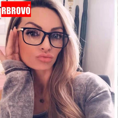RBROVO Computer Glasses Women Anti-blue Light Glasses Frame for Women Vintage Eyeglasses  Brand Lentes De Lectura Mujer
