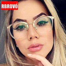 Load image into Gallery viewer, Eye Glasses Frame For Women Round Glasses Frame Women/Men Vintage Classic Computer Eyeglasses Frame for Women/Men