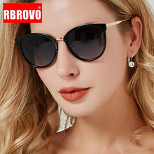 Load image into Gallery viewer, RBROVO Oversized Cateye Sunglasses Women 2023 Brand Designer  Eyeglasses Big Shades Sun Glasses Retro Gafas De Sol Hombre