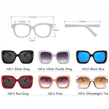 Load image into Gallery viewer, RBROVO Square Retro Sunglasses Women 2023  Sun Glasses Women/Men Oversized Sunglasses Women Vintage Oculos De Sol Feminino