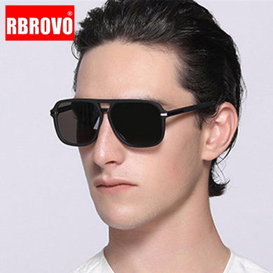 RBROVO Vintage Sunglasses Men 2023  Sunglasses Men/Women Designer Sun Glasses For Men Transparent Oculos De Sol Feminino