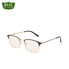 Load image into Gallery viewer, REAL Men Women Glasses Metal Classic Frame Myopic Glasses Optical Glasses  Eyewear Half Frame Eyeglass Frames Unisex
