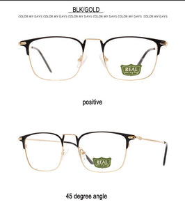 REAL Vintage Trendy Men Women Eyeglasses Frame Frame Metal Prescription Frame MT108017