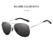 Load image into Gallery viewer, REALONE Unisex Classic Pilot Metal Sunglasses for Men Driving Sun Glasses Shades with HD Polarized Mirror UV400 Sunnglases 1097