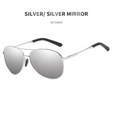 Load image into Gallery viewer, REALONE Unisex Classic Pilot Metal Sunglasses for Men Driving Sun Glasses Shades with HD Polarized Mirror UV400 Sunnglases 1097