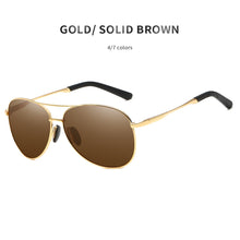 Load image into Gallery viewer, REALONE Unisex Classic Pilot Metal Sunglasses for Men Driving Sun Glasses Shades with HD Polarized Mirror UV400 Sunnglases 1097