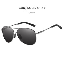 Load image into Gallery viewer, REALONE Unisex Classic Pilot Metal Sunglasses for Men Driving Sun Glasses Shades with HD Polarized Mirror UV400 Sunnglases 1097